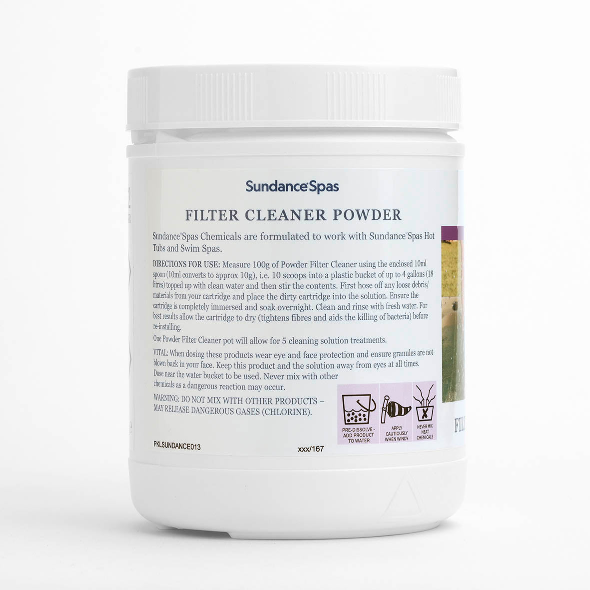 Sundance® Filter Cleaner Instructions 