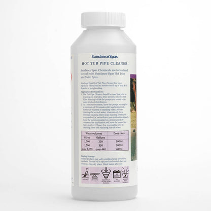 Sundance® Hot Tub Pipe Cleaner Instructions 